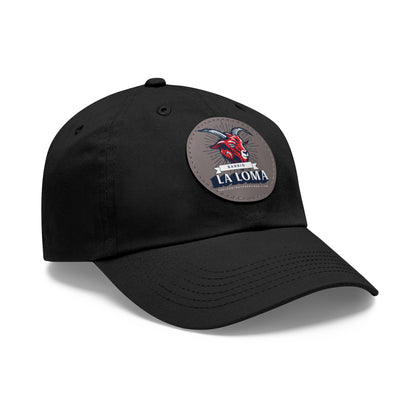 La Loma, Guayos. Dad Hat with Leather Patch (Round)