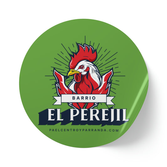 El Perejil, Quemado de Guines. Round Sticker Label Rolls