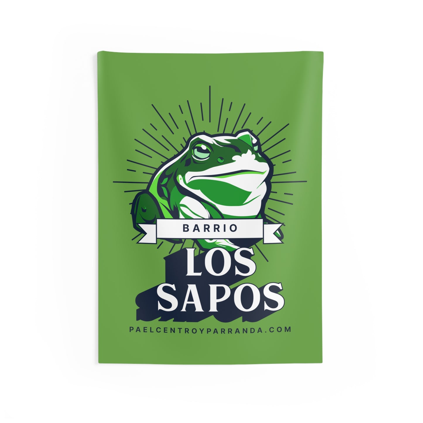 Los Sapos, Calabazar de Sagua. Vertical. Indoor Wall Tapestries