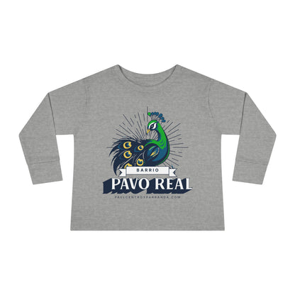 Pavo Real, El Santo. Toddler Long Sleeve Tee