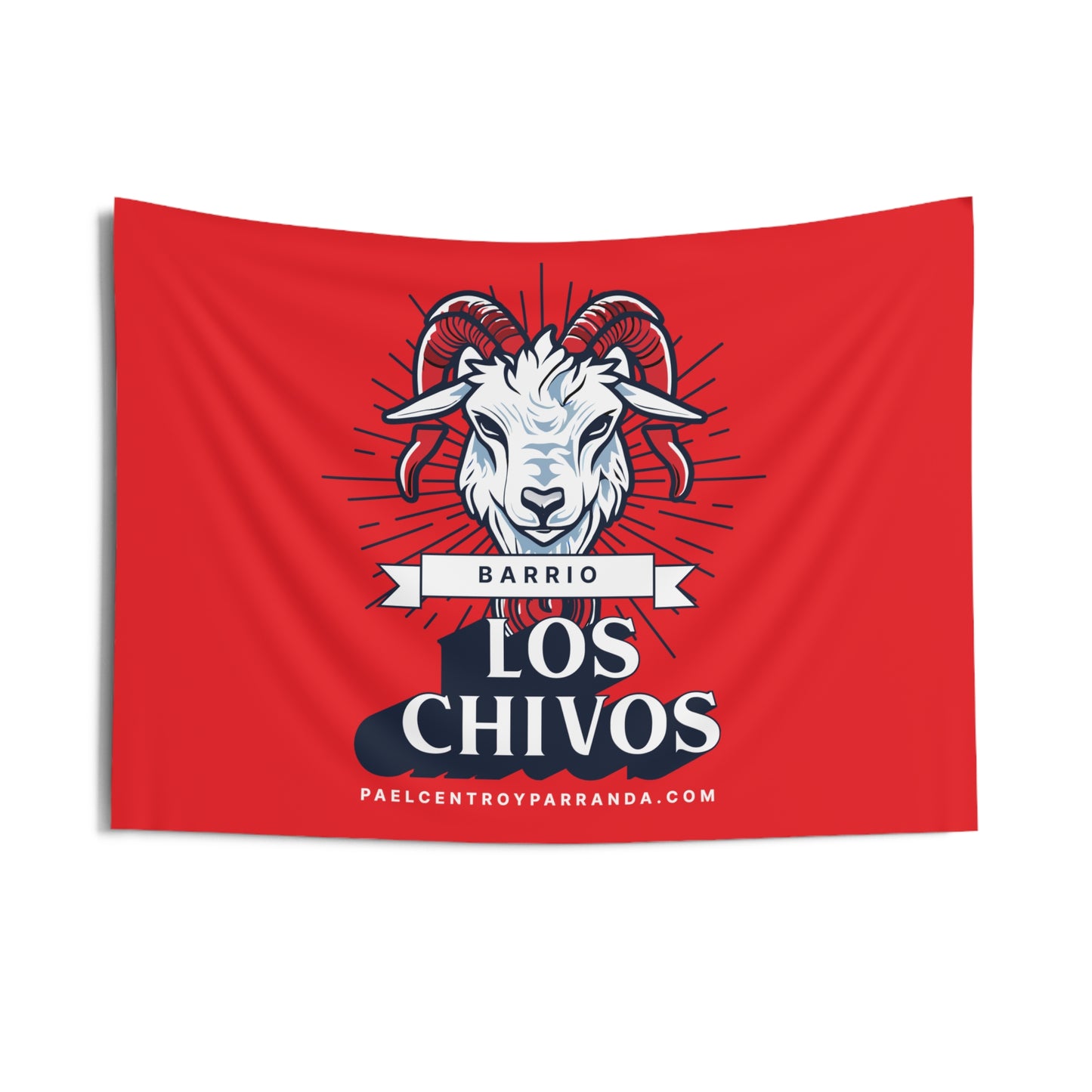 Los Chivos, Calabazar de Sagua. Horizontal Indoor Wall Tapestries