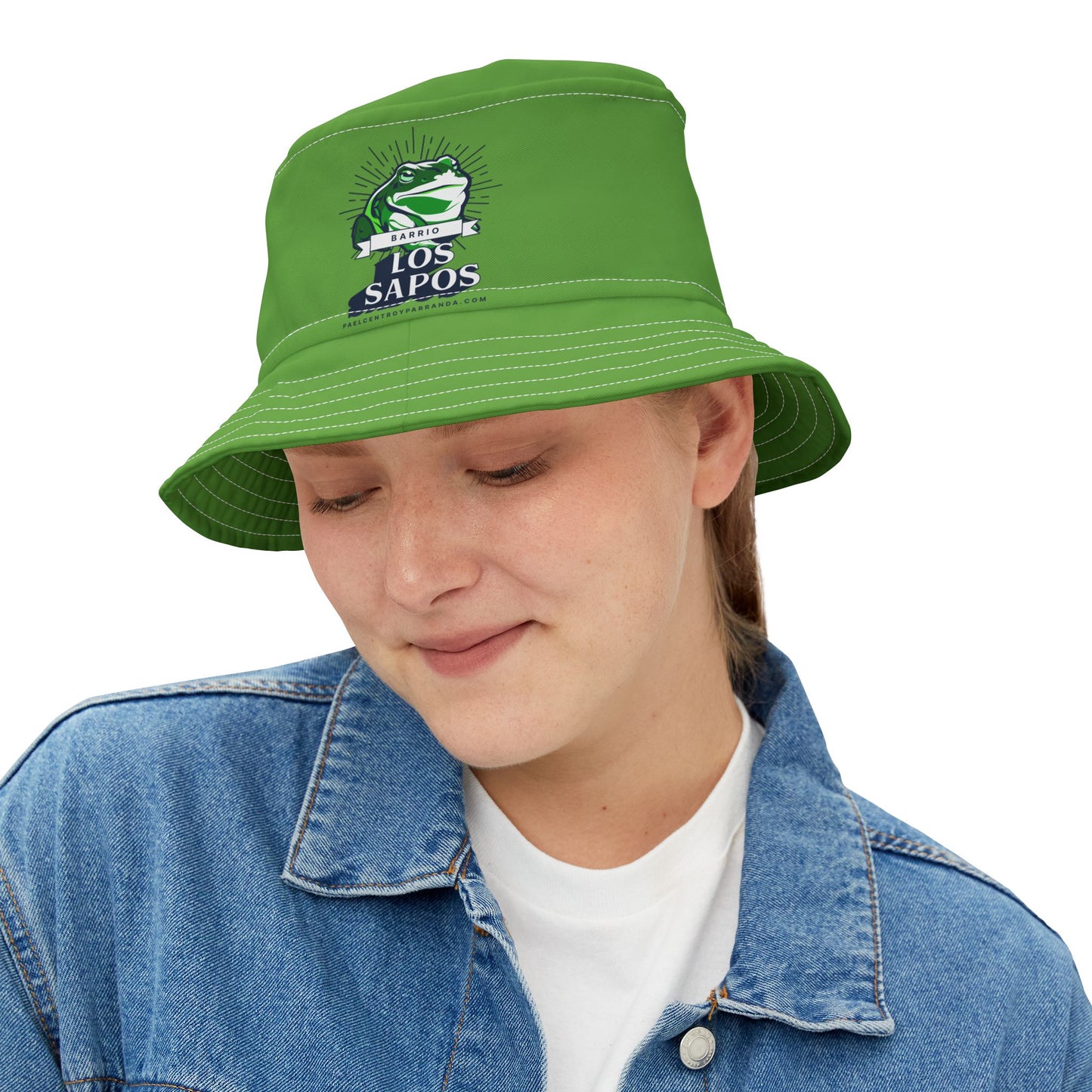 Los Sapos, Calabazar de Sagua. (adult) Bucket Hat (AOP)