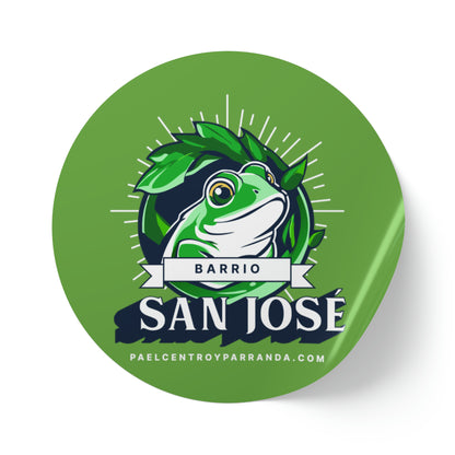 San José, Camajuaní. Round Sticker Label Rolls