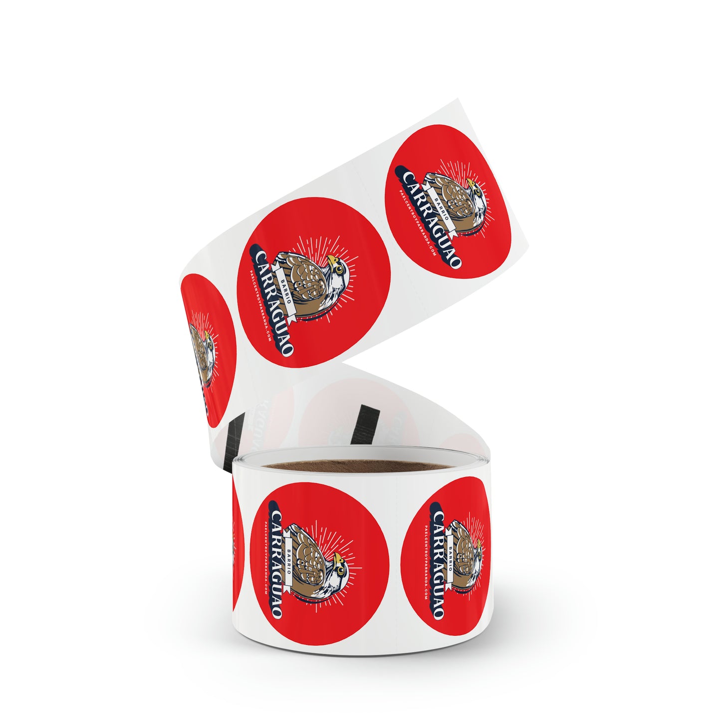 Carraguao, El Santo. Round Sticker Label Rolls