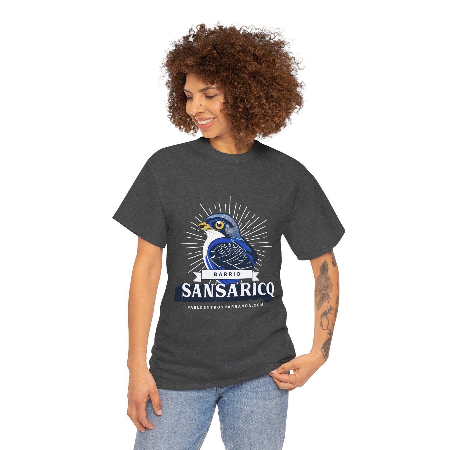 Sansaricq, Yaguajay. Unisex Heavy Cotton Tee