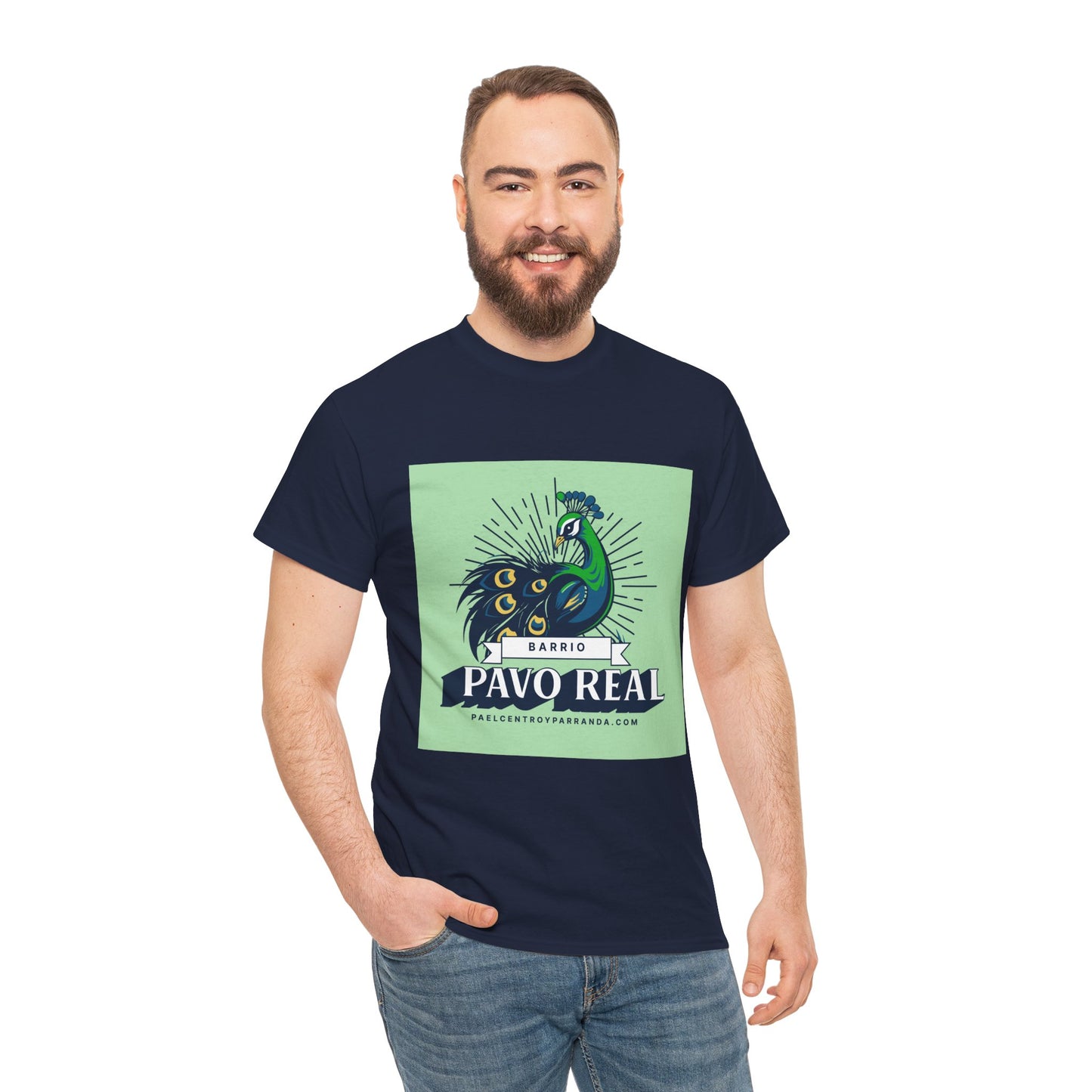 Pavo Real, El Santo. Unisex Heavy Cotton Tee