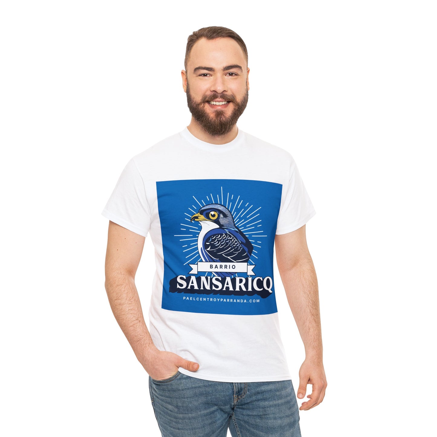 Sansaricq, Yaguajay. Unisex Heavy Cotton Tee